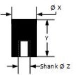 Unmounted Cylinder Shape