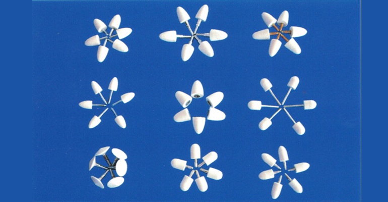 Various Shapes of Felt Bobs