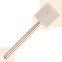 Dia. 1/2" x 1/2" x Shank 1/8", Medium Cylinder Shape Felt Bobs