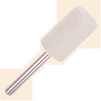 Dia. 1/2" x 3/4 x Shank 1/8", Soft, Medium, Hard, Rock Cylinder