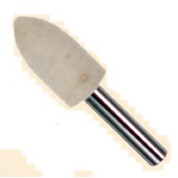 Dia. 13mm x 25mm x Shank 3mm, Soft, Medium, Hard Felt Bobs