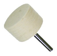 Dia. 1-1/2" x 1" x Shank 1/4", Medium, Soft, Hard Cylinder Shape