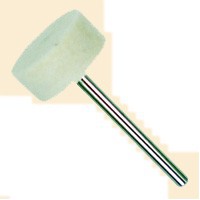 Dia. 19.4mm x 8mm x Shank 3mm, Soft, Hard Mounted Felt Wheel