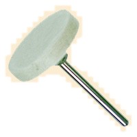 Dia. 20mm x 4.5mm x Shank 3mm, Soft, Hard Mounted Felt Wheel