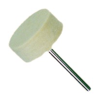 Dia. 25mm x 8mm x Shank 3mm, Soft, Hard Mounted Felt Wheel