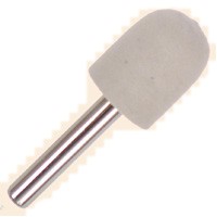 Dia. 3/4" x 1" x Shank 1/4", Soft, Medium, Hard, Oval Shape