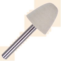 Dia. 1" x 1" x Shank 1/4", Soft, Medium, Hard Round Cone Sh