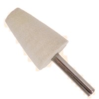 Dia. 1" x 1-1/2" x Shank 1/4", Soft, Hard, Medium, Taper Shape