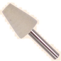 Dia. 3/4" x 1" x Shank 1/4", Soft, Medium, Hard Taper Shape